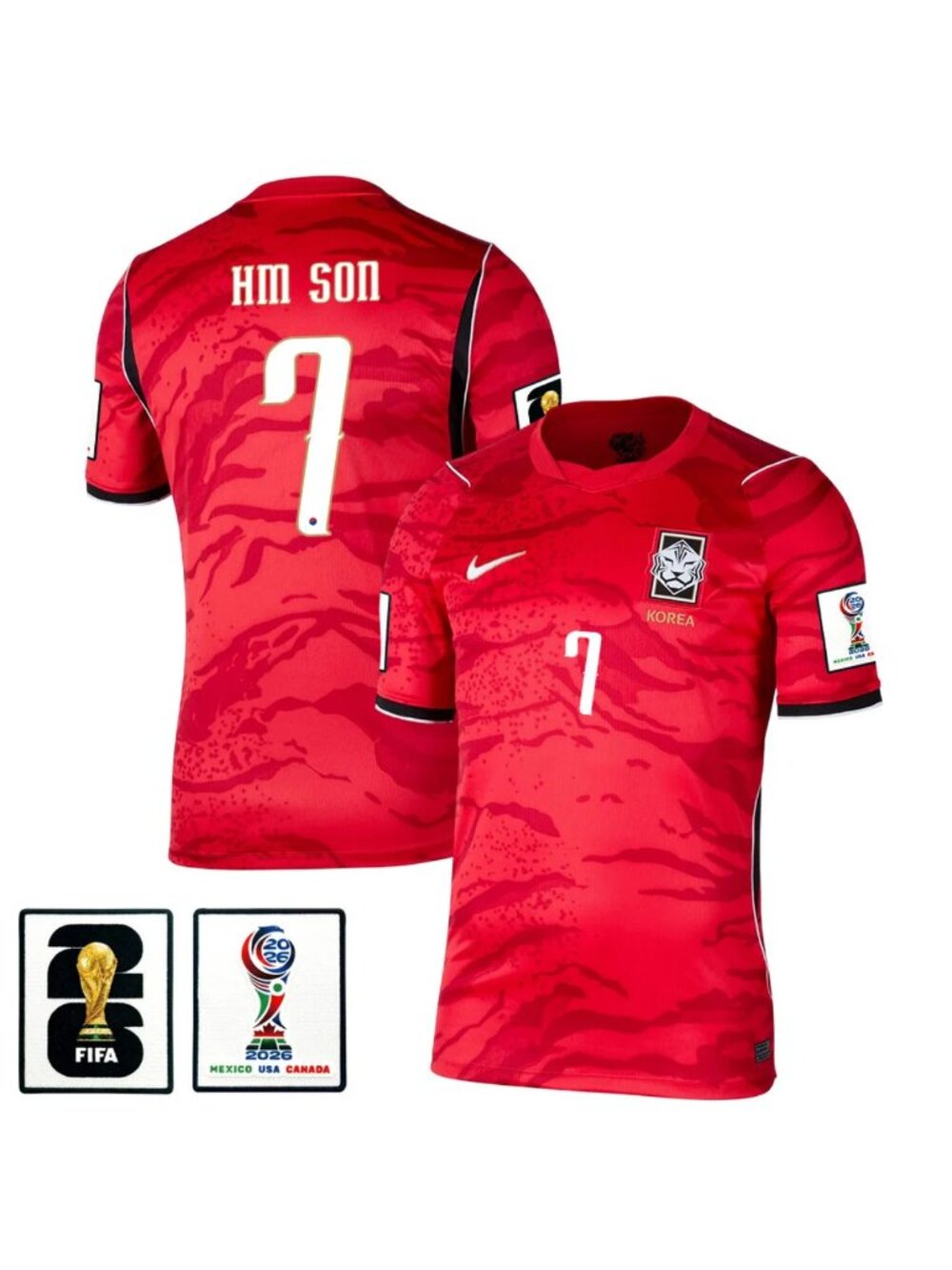 Son Heung-min 2026 World Cup Soccer Jersey